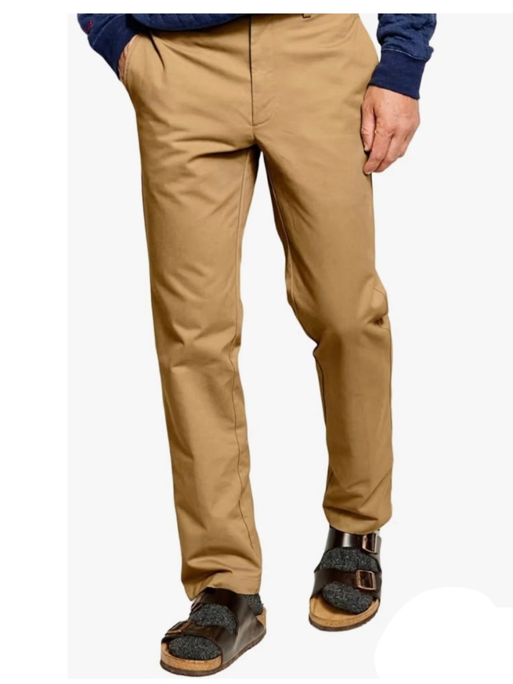 ORVIS NWT Men's Ultimate Khakis Trim Fit Plain Front Pants Tan Beige 32x30